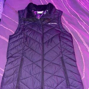Columbia Black Quilted Vest